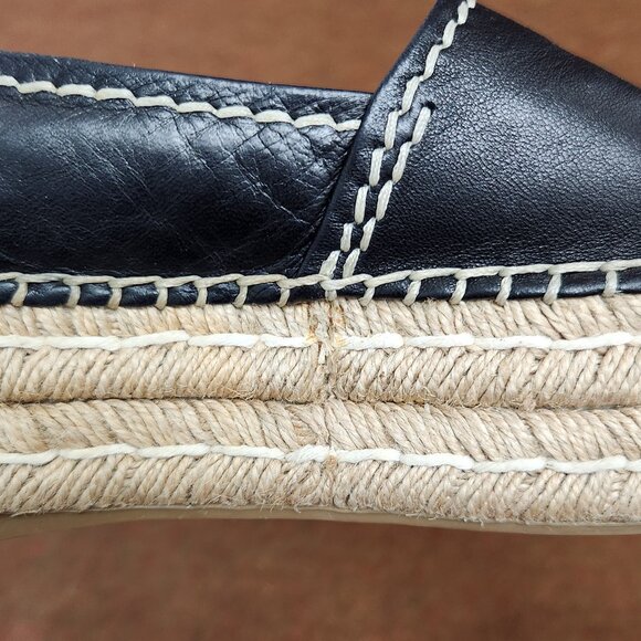 Prada Leather Espadrille Platform Open Toe Shoe - Picture 3 of 8